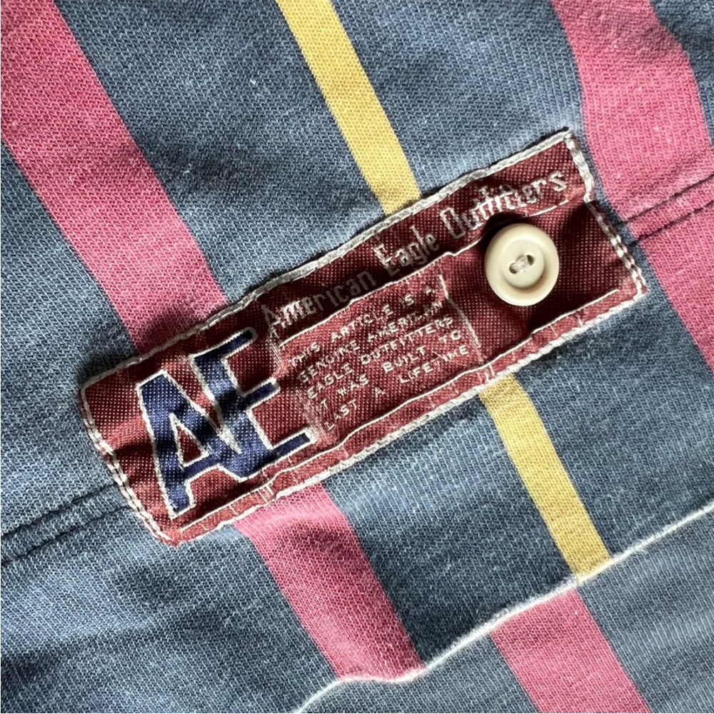 Vintage American Eagle Outfitters Striped Shirt - Picture 3 of 8